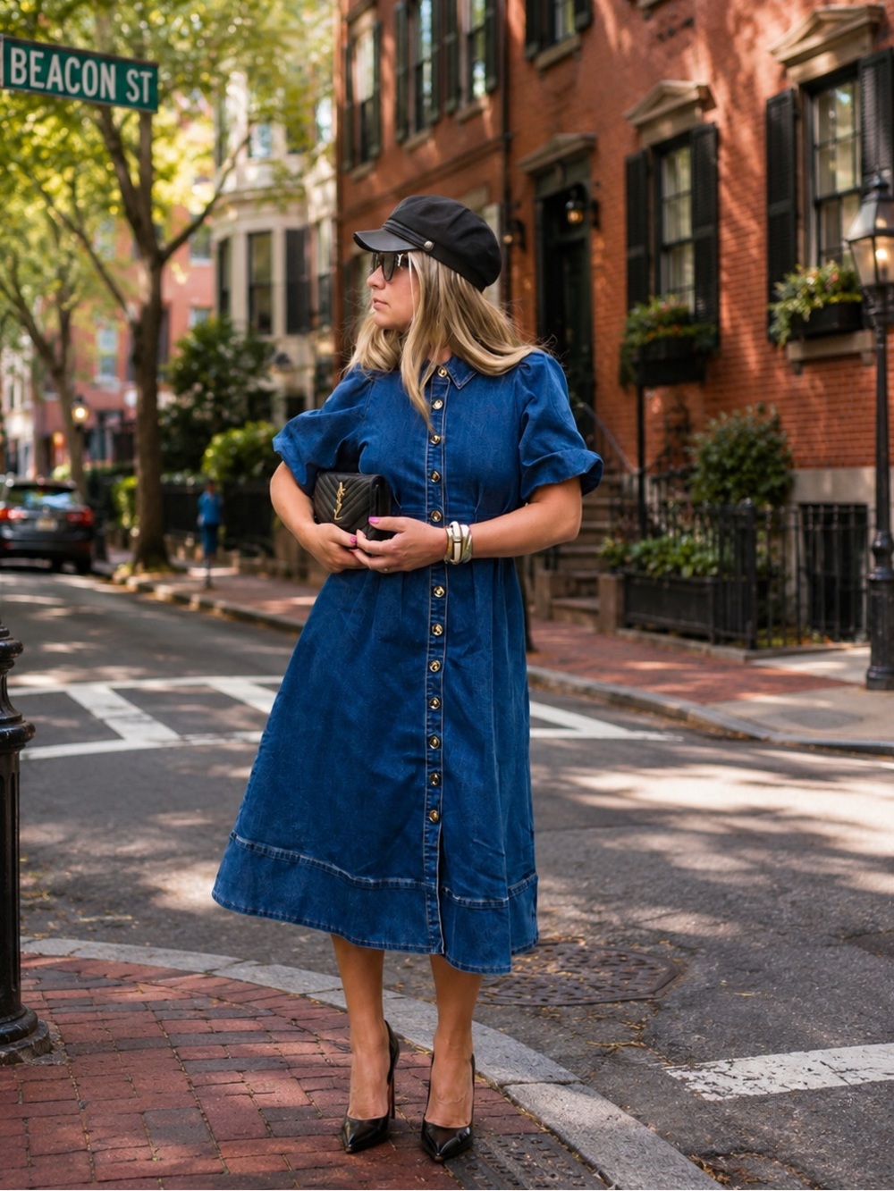 NEW HOUSE OF HARLOW PUFFER AND PLEATED WAIST SLEEVES DENIM DRESS 6
🚨NO DISCOUNT - Picture 8 of 10